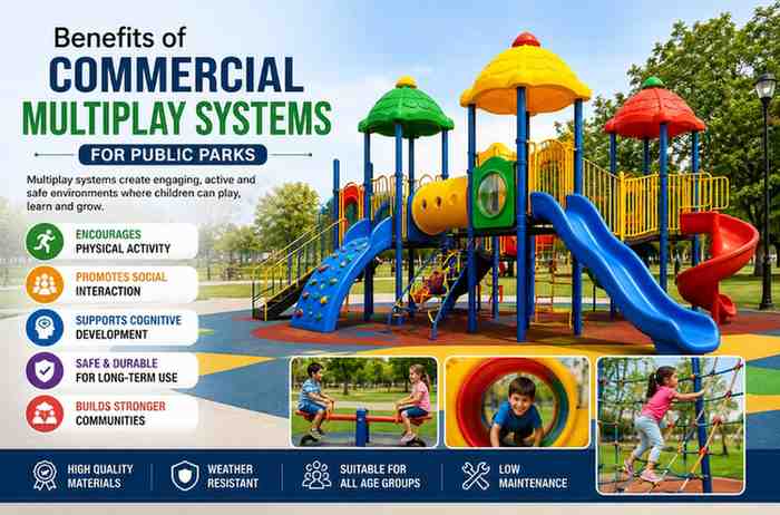 Benefits of Commercial Multiplay Systems for Public Parks