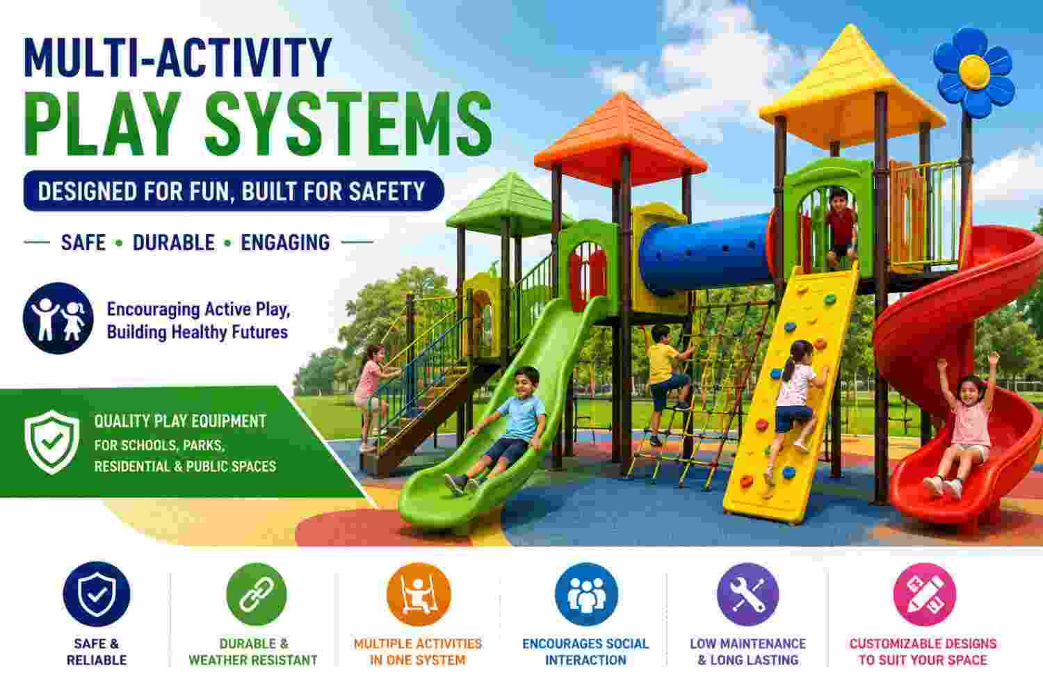 Multi-Activity Play Systems: A Complete Guide for Safe and Engaging Playgrounds
