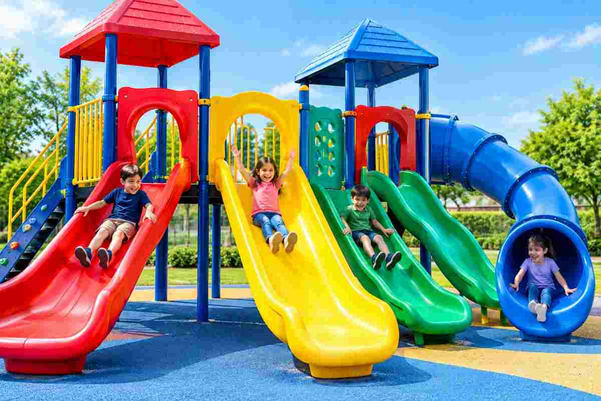Plastic vs Metal Playground Slides: Which Is Better?