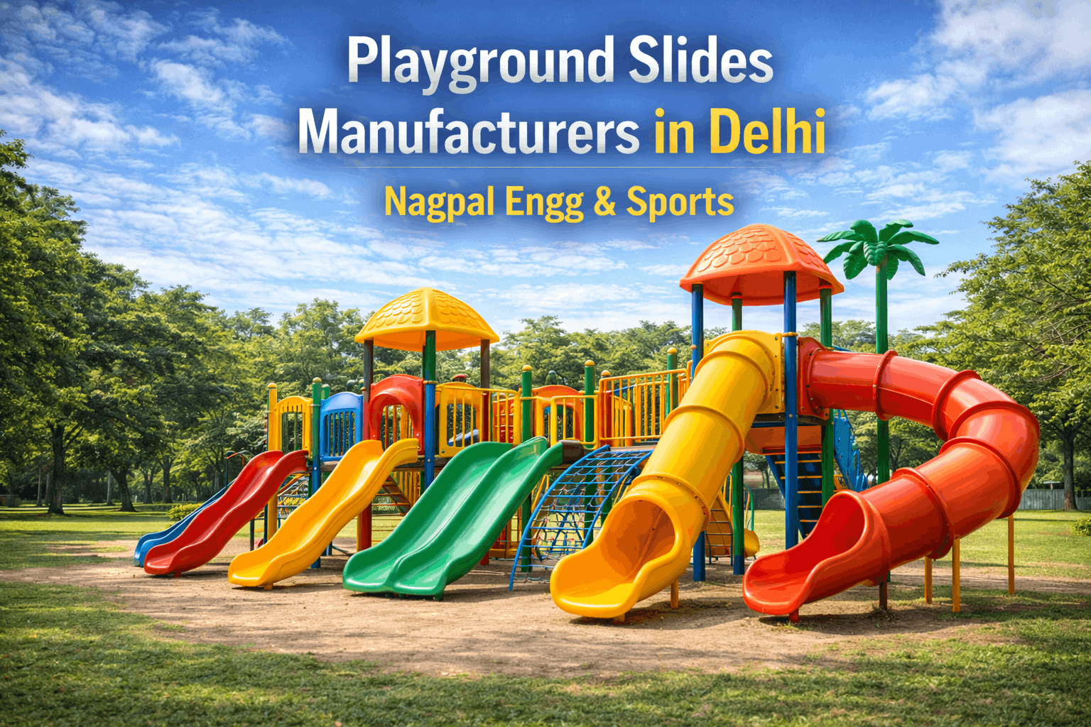 Playground Slides Manufacturers in Delhi – Safe, Durable, and Fun Outdoor Play Solutions