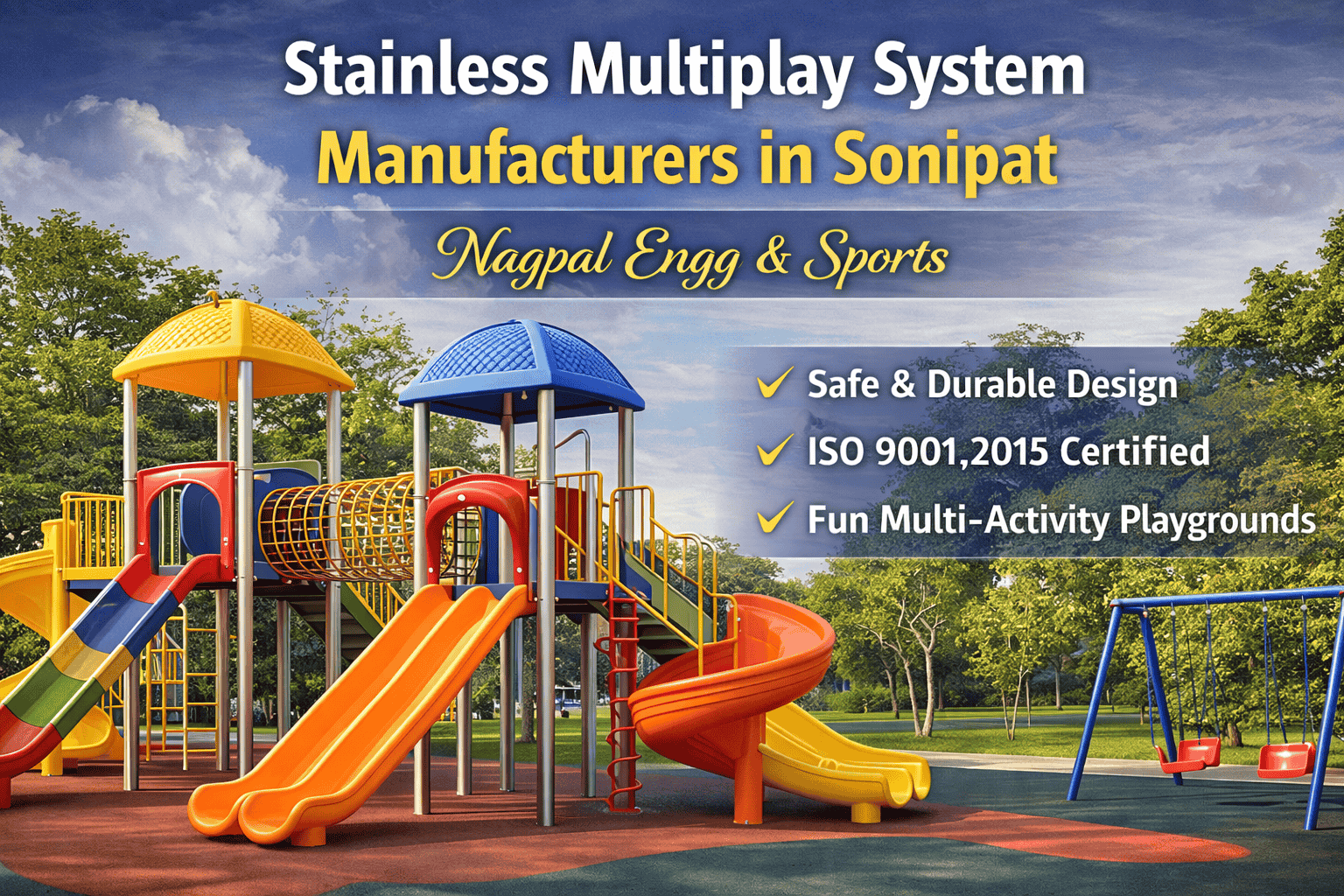 Stainless Multiplay System Manufacturers in Sonipat – Safe, Strong & Designed for Joyful Play