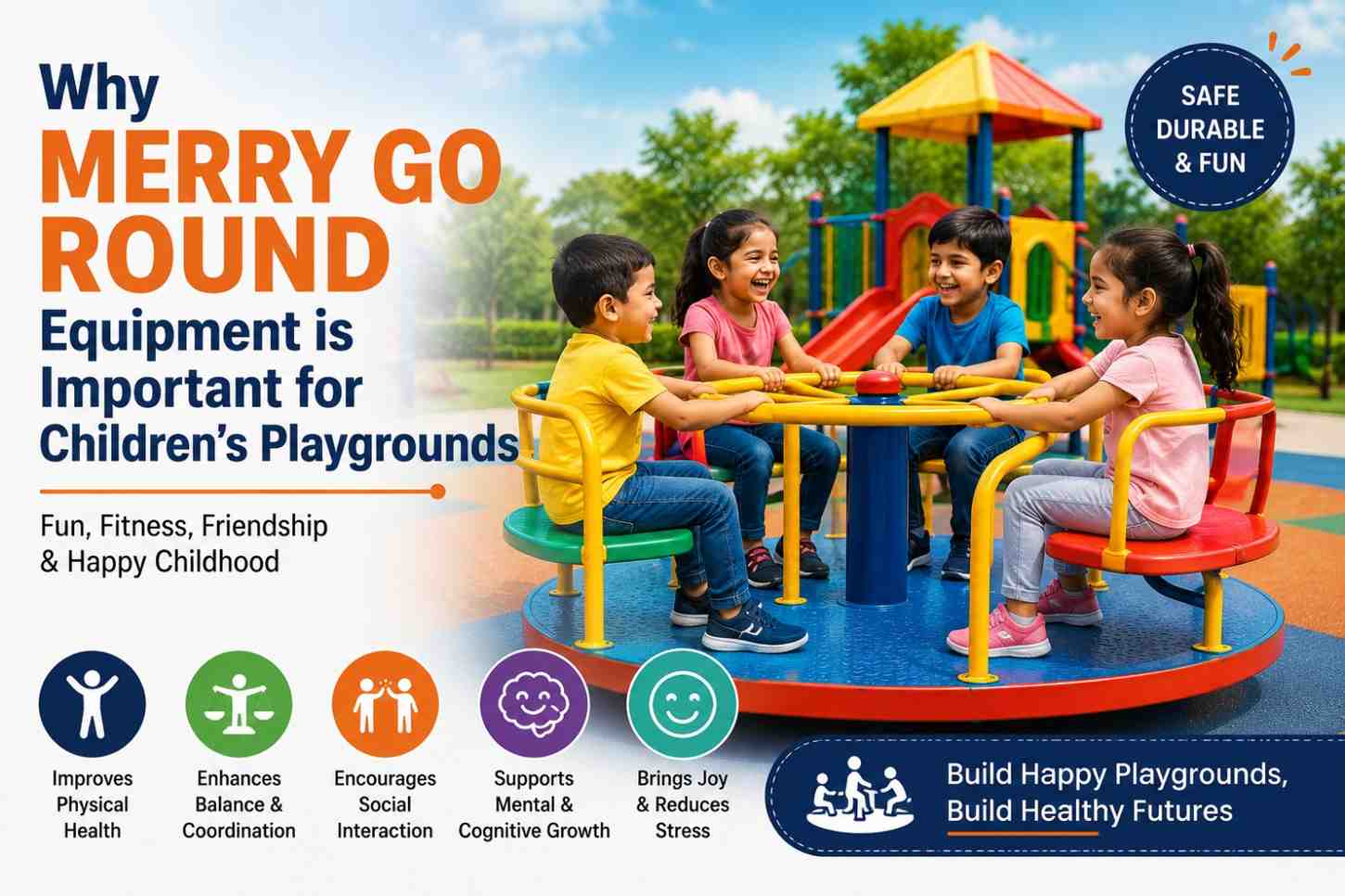 Why Merry Go Round Equipment is Important for Children’s Playgrounds