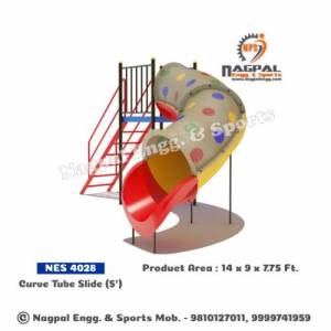 Curve Tube Playground Slide Manufacturers in Jagatsinghpur