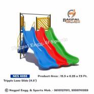 Triple Lane Playground Slide Manufacturers in Jagatsinghpur